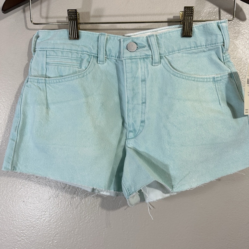 Anthropologie Women's 24 The Devon Denim Shorts by Pilcro in Mint